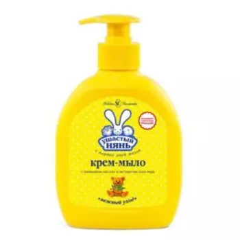 мыло жидкое детское УШАСТЫЙ НЯНЬ алоэ вера и оливк.масло, 300мл
