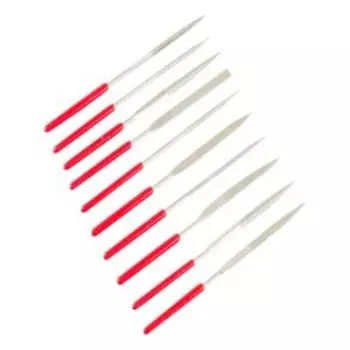 Набор алмазных надфилей HOBBI, 10 предметов, 3x140х50мм, рукоятки ПВХ