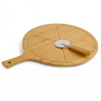 Набор Attribute Pizzaiolo, 2 предмета, бамбук/нерж. сталь