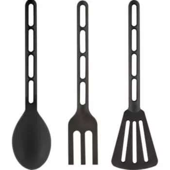 Набор аксессуаров для кухни Prestige, 3 шт, черный, пластик