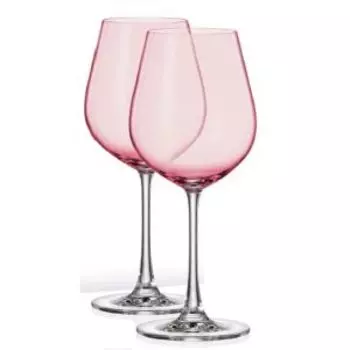 набор бокалов д/вина COLUMBA Розовая чаша 2 пр, 500 мл, стекло