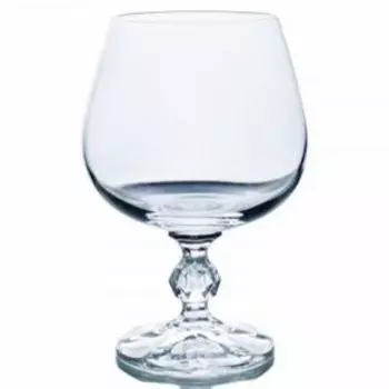 Набор бокалов для бренди Клавдия, 6 шт, 250 мл, гладкое бесцветное стекло