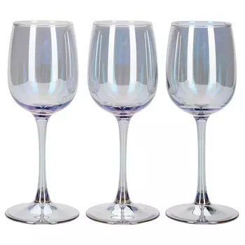 Набор бокалов для вина Васильковый, 3 шт, 300 мл, стекло