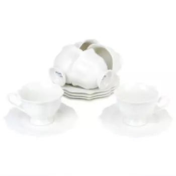 Набор чайный Belle, 12 предметов, 160 мл, фарфор