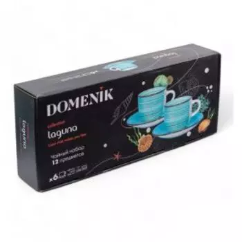 набор чайный DOMENIK Laguna 12 предметов 250мл керамика