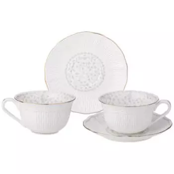 Набор чайный Lefard Вивьен, 4 предмета, 250 мл, фарфор