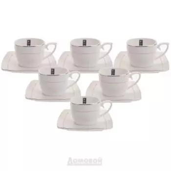 Набор чайный Снежная королева 6/12 предметов, керамика