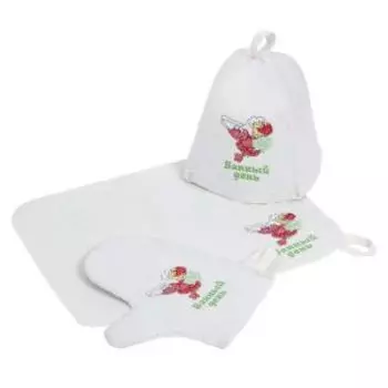 Набор для бани Эко Банный день, 3 предмета