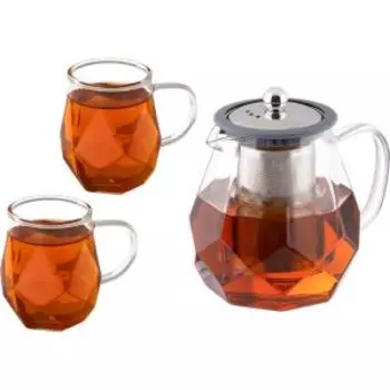 Набор для напитков Leonord Aroma, стекло/нерж. сталь