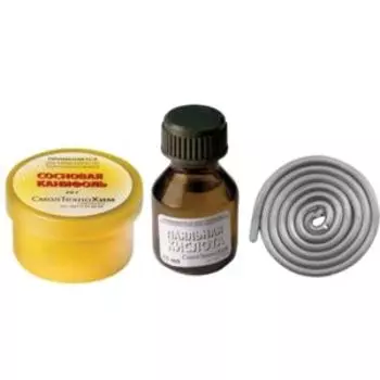 Набор для пайки 1 КФ, припой, канифоль, кислота