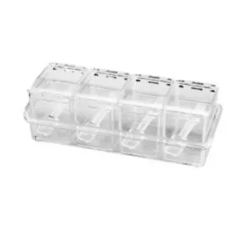 Набор для специй Regent Inox Desco, 23.5х7.5х9.5 см, пластик