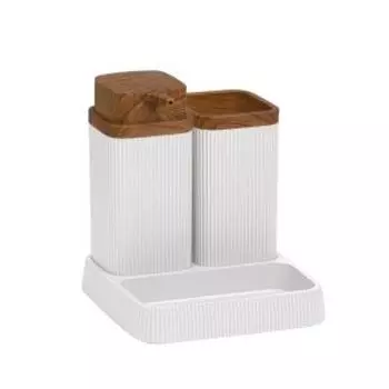 Набор Fixsen Trio-C, 3 предмета, дерево, белый