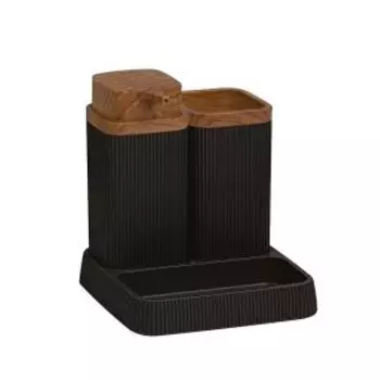 Набор Fixsen Trio-D, 3 предмета, дерево, черный