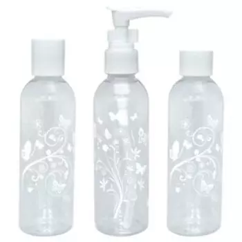 Набор флаконов дорожных Путешествие, 3 шт, 100 мл