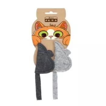 Набор игрушек для животных EVA Мышка, 2 шт, войлок