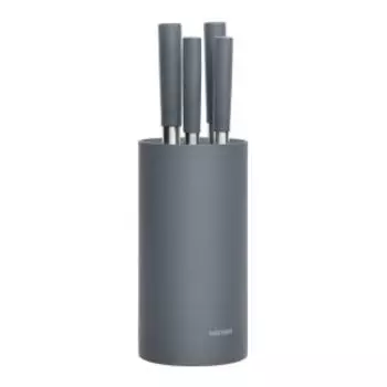 Набор из 4 кухонных ножей с универсальным блоком Nadoba