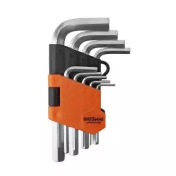 Набор ключей Г-образных HEX AV Steel, 1.5-10 мм, 9 предметов