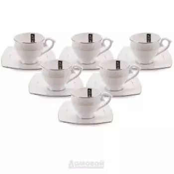 Набор кофейный Снежная королева, 12 предметов, 120 мл, керамика