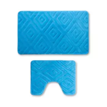 Набор ковриков для ванной и туалета Twins, 50х80 см, 50х40 см