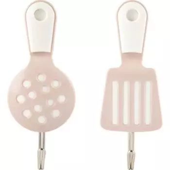 Набор крючков Кухня, 2 шт, пластик, на самоклеящейся основе