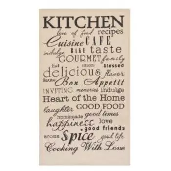 Набор кухонных полотенец Доляна Happiness, 2 шт, 35х60 см, вафля