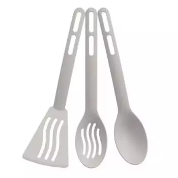 Набор кухонных принадлежностей Simple, 3 предмета, пластик, бежевый