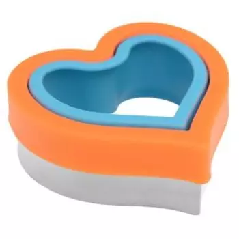 Набор кулинарных форм Сердечный дуэт, 2 предмета, металл