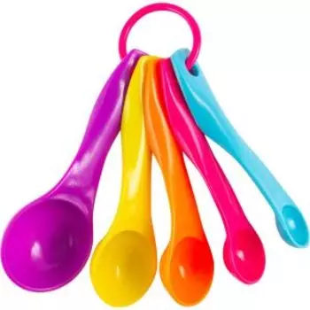 Набор ложек мерных Mallony, 5 шт, пластик