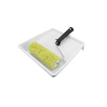 Набор малярный Decor Black Edition Реальный, валик 180 мм полиакрил, ванночка 260х290 мм