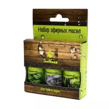 набор масел эфирных Пихта, мята, эвкалипт
