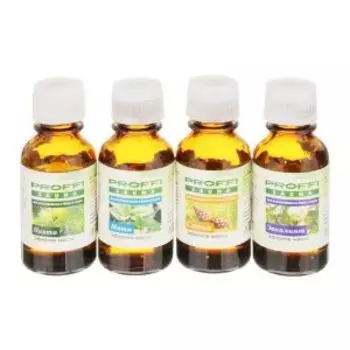 Набор масел эфирных Proffi, мята, сосна, пихта, эвкалипт, 4х15 мл