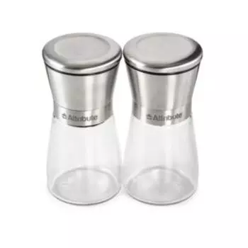 Набор мельниц для специй Attribute Spice Steel, 2 шт, нерж. сталь