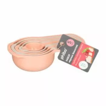 Набор мерных емкостей Phibo, 5 шт, пластик