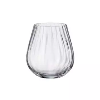 Набор низких стаканов для виски Columba Optic, 2 шт, 380 мл, стекло