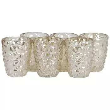 Набор низких стаканов Медовые, 6 шт, 270 мл, стекло