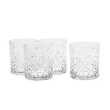 Набор низких стаканов Timeless, 4 шт, 205 мл, стекло