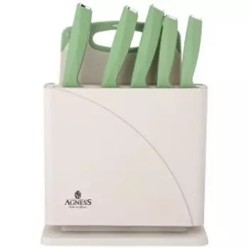 набор ножей AGNESS 7 пр., нерж. сталь/пластик