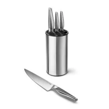 Набор ножей Apolli genio Swift, 4 предмета в подставке, нерж. сталь/пластик