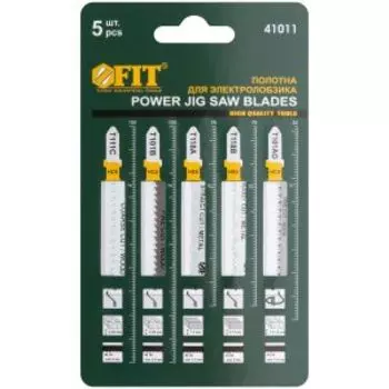 Набор пилок для электролобзика FIT, 5 шт