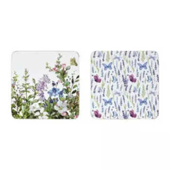 Набор подставок под горячее Marmiton Цветы, 2 шт, 9.5х9.5 см, пробка, в ассортименте