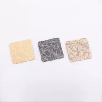 набор подставок под кружки 10*10см, 3 шт, пробка (Дизайн Домовой)