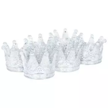 Набор подсвечников, 6 шт, 5 см, стекло
