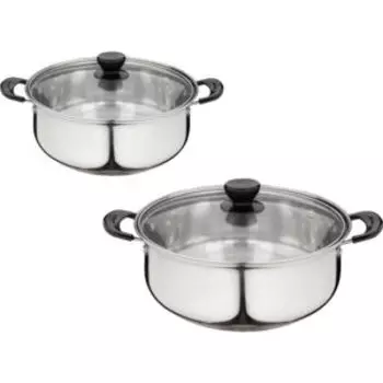 Набор посуды Promo, 5 предметов, нержавеющая сталь