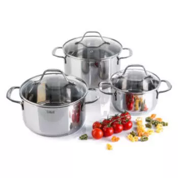 Набор посуды Taller Брилон, 6 предметов, нерж. сталь