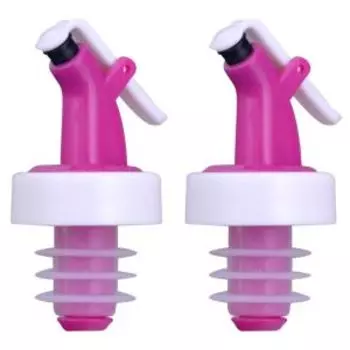 Набор пробок для бутылок Multidom Спайс, 2 шт, 7 см, пластмасса/силикон