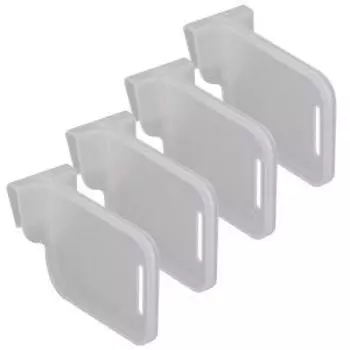 Набор разделителей для полок холодильника, 4 шт, 7.5х5.5х3 см, пластик