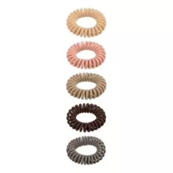 Набор резинок для волос, 5 шт, пружинные, в ассортименте