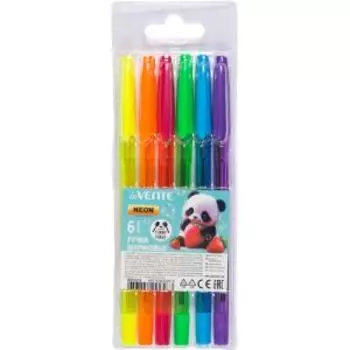 Набор ручек шариковых deVENTE Yummy Panda, 6 цветов