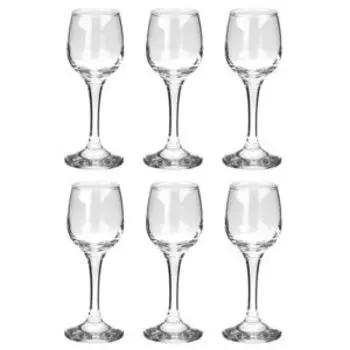 Набор рюмок Amber, 6 шт, 74 мл, стекло