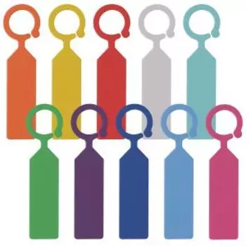 Набор садовых подвесных табличек, 25 шт, 11х3 см